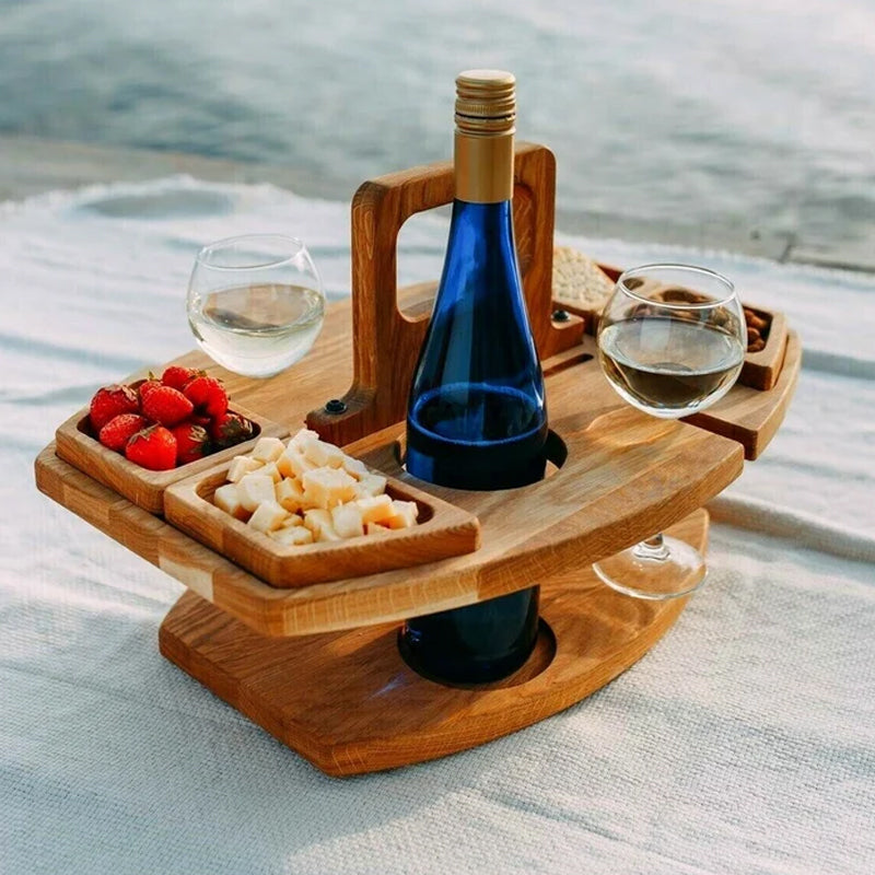 Table de Pique-Nique Compacte en Bois
