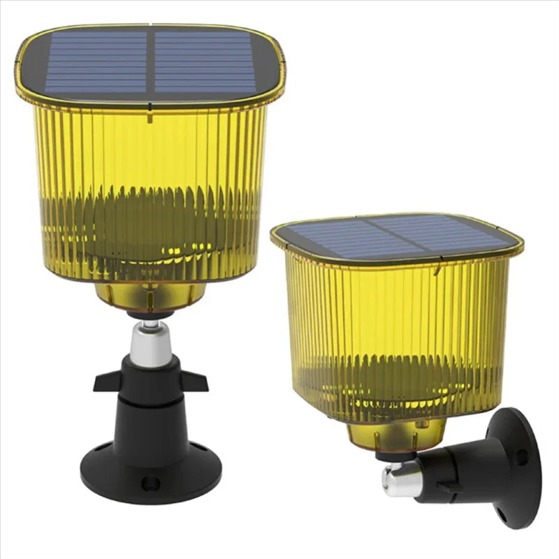 Solar Bird Repellent with Sound and Light