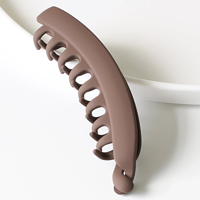 Matte PC Resin Banana Hair Clip