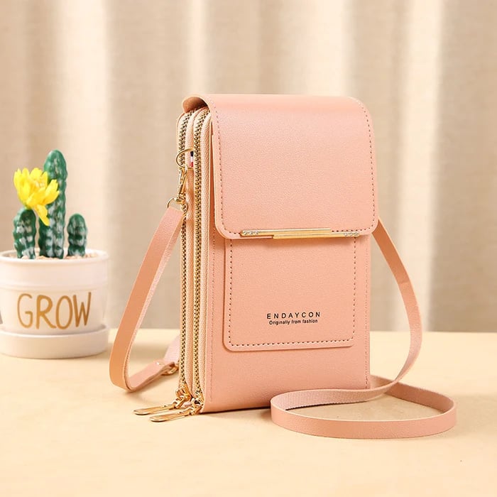 Petit sac bandoulière femme avec poche téléphone