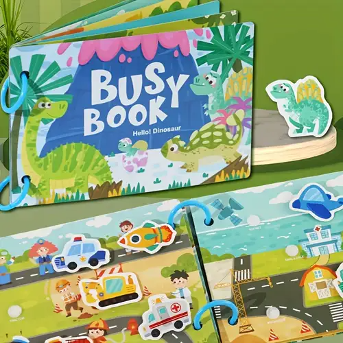 Livre d'activités pour tout-petit, 4 thèmes