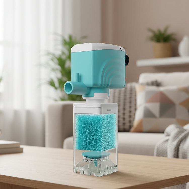 Système de Filtration 5-en-1 pour Aquarium Eau Cristalline