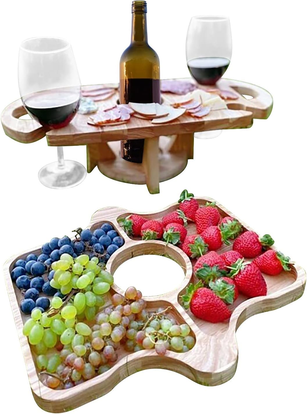 DualServe Rack - Support à Fruits et Verres Pliant