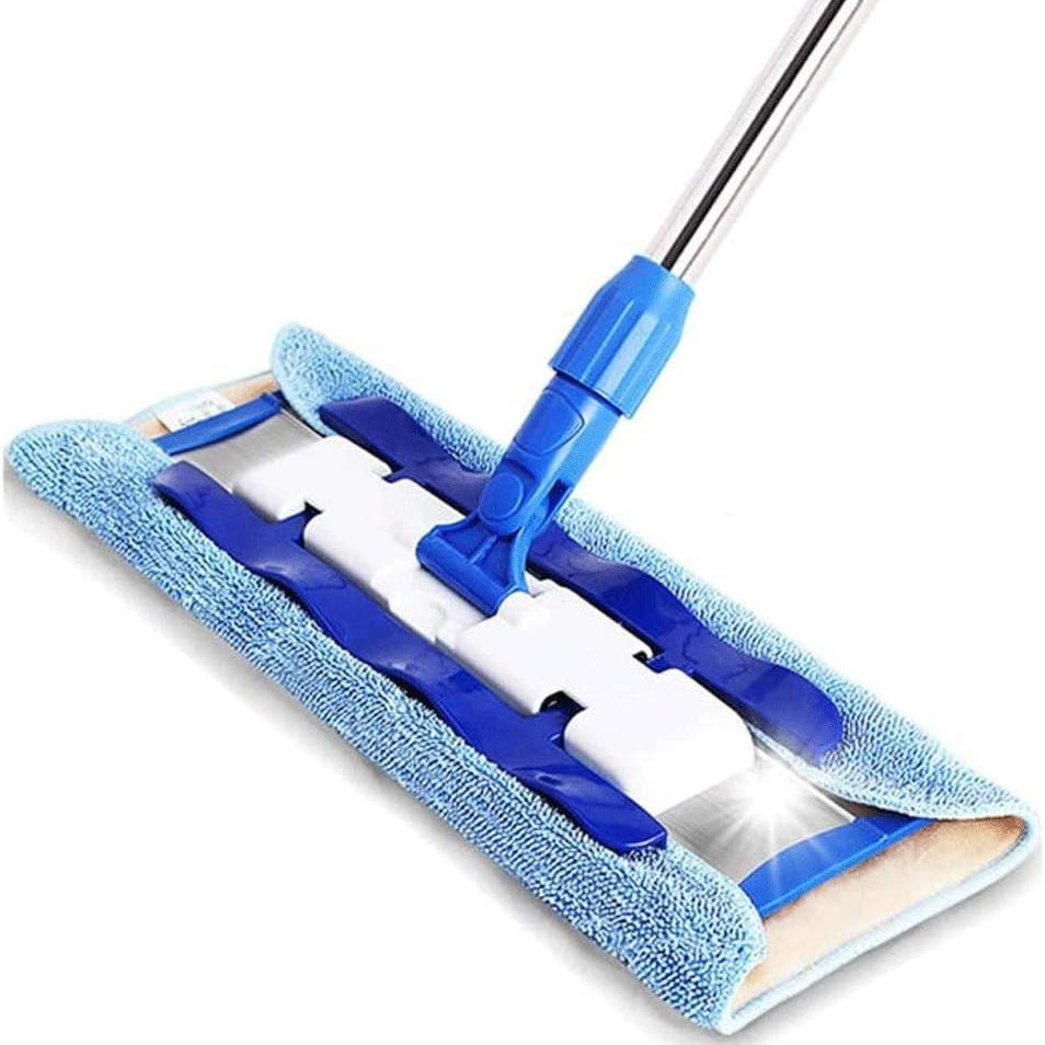 Balai laveur à tête rotative et tampons lavables