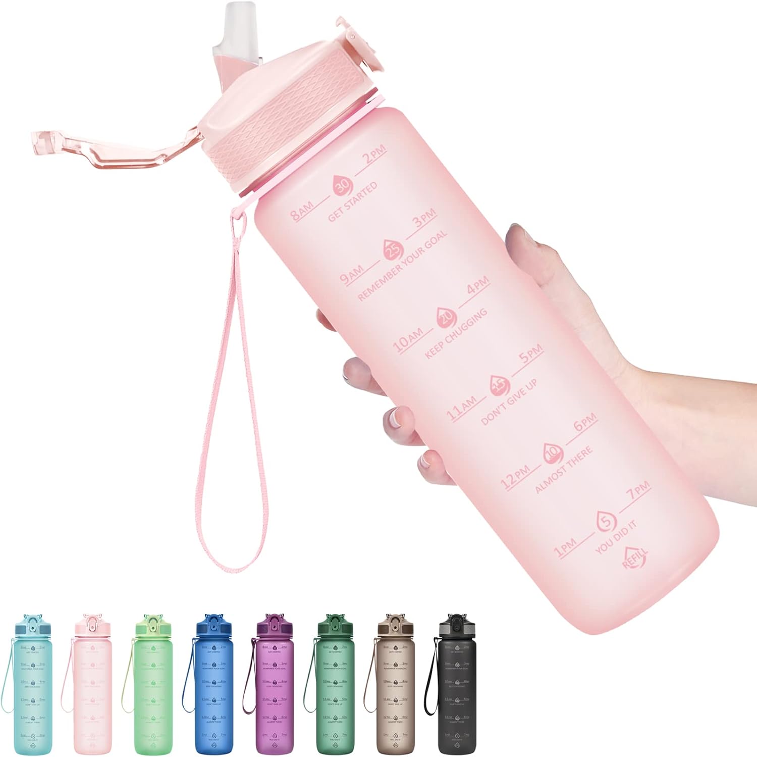 HydraBoost – Gourde Motivationnelle 900ml