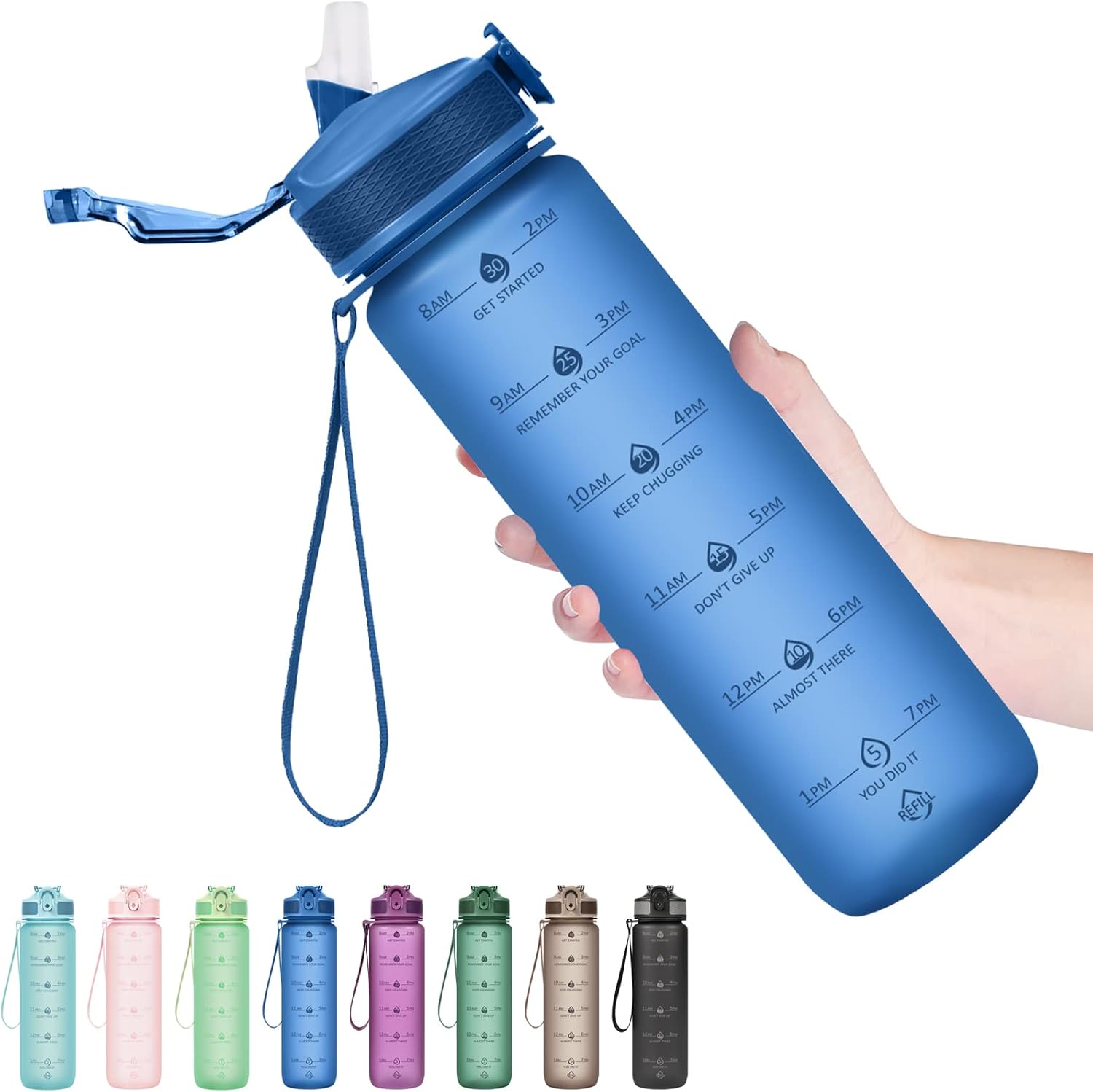 HydraBoost – Gourde Motivationnelle 900ml