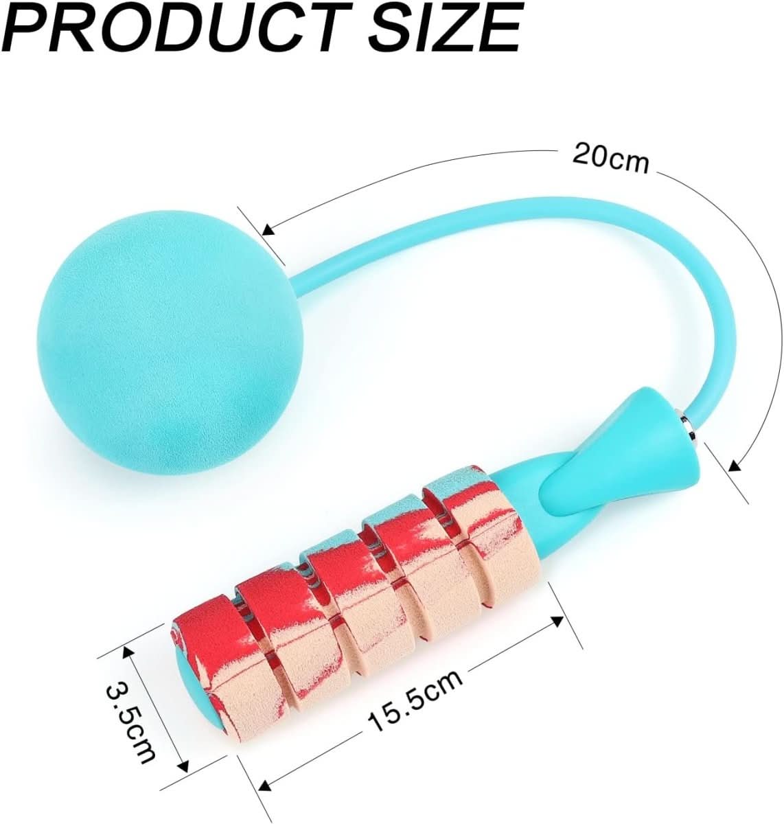 Postureguard Corde à Sauter Lestée Sans Fil