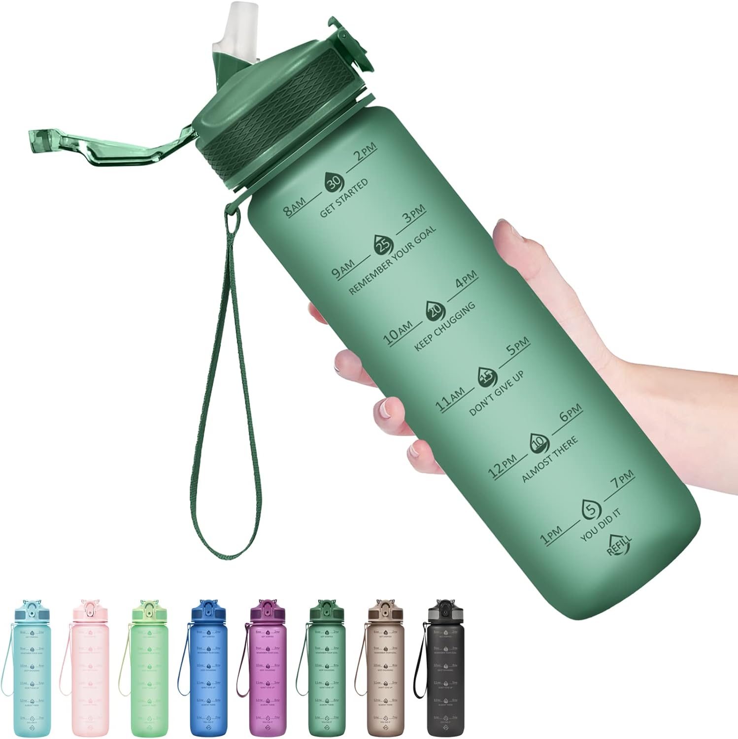 HydraBoost – Gourde Motivationnelle 900ml