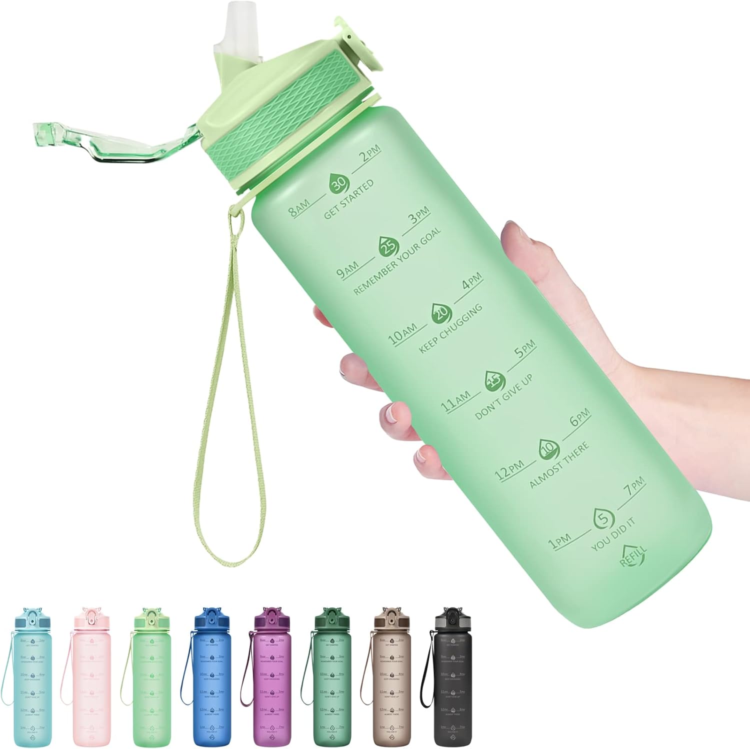 HydraBoost – Gourde Motivationnelle 900ml
