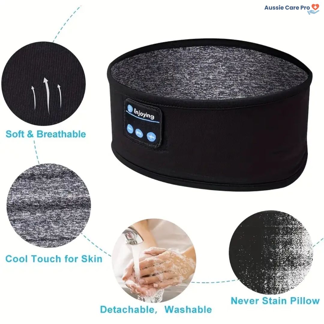 Masque de Sommeil avec Écouteurs Bluetooth