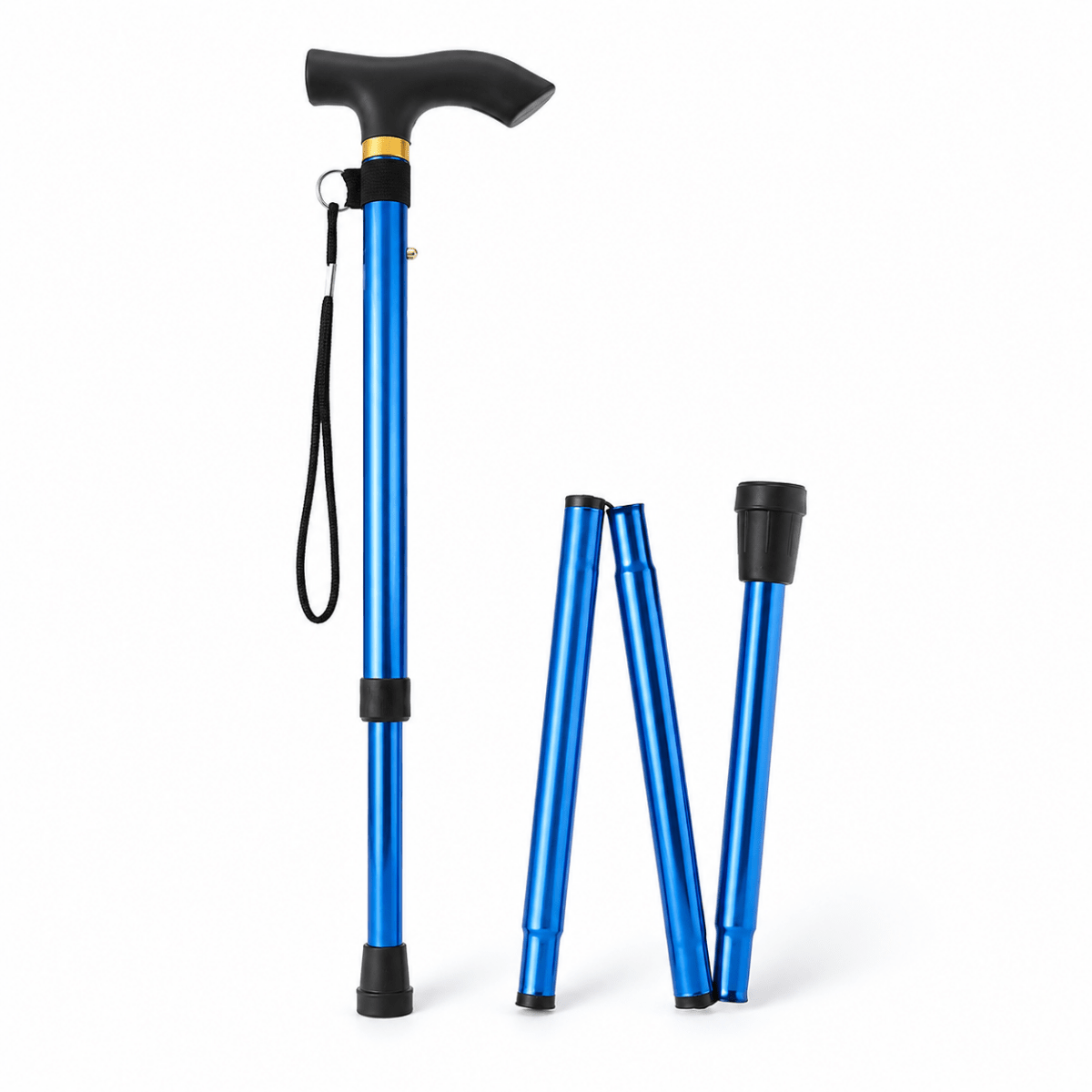 Cuproknee Canne de Marche Aluminium Légère Réglable