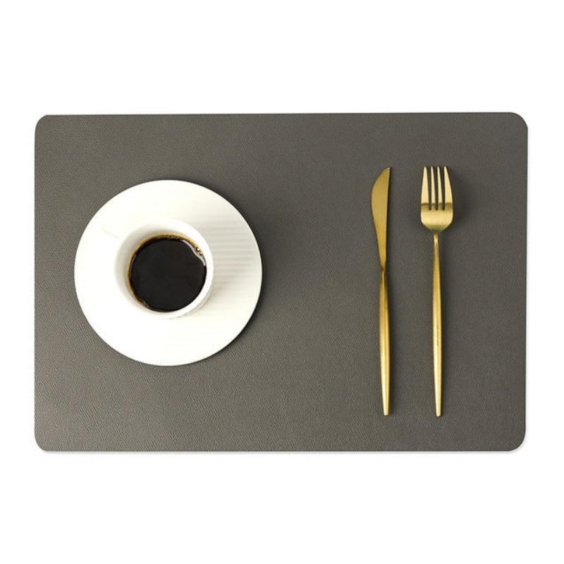 Rectangle Waterproof Faux Leather Placemat