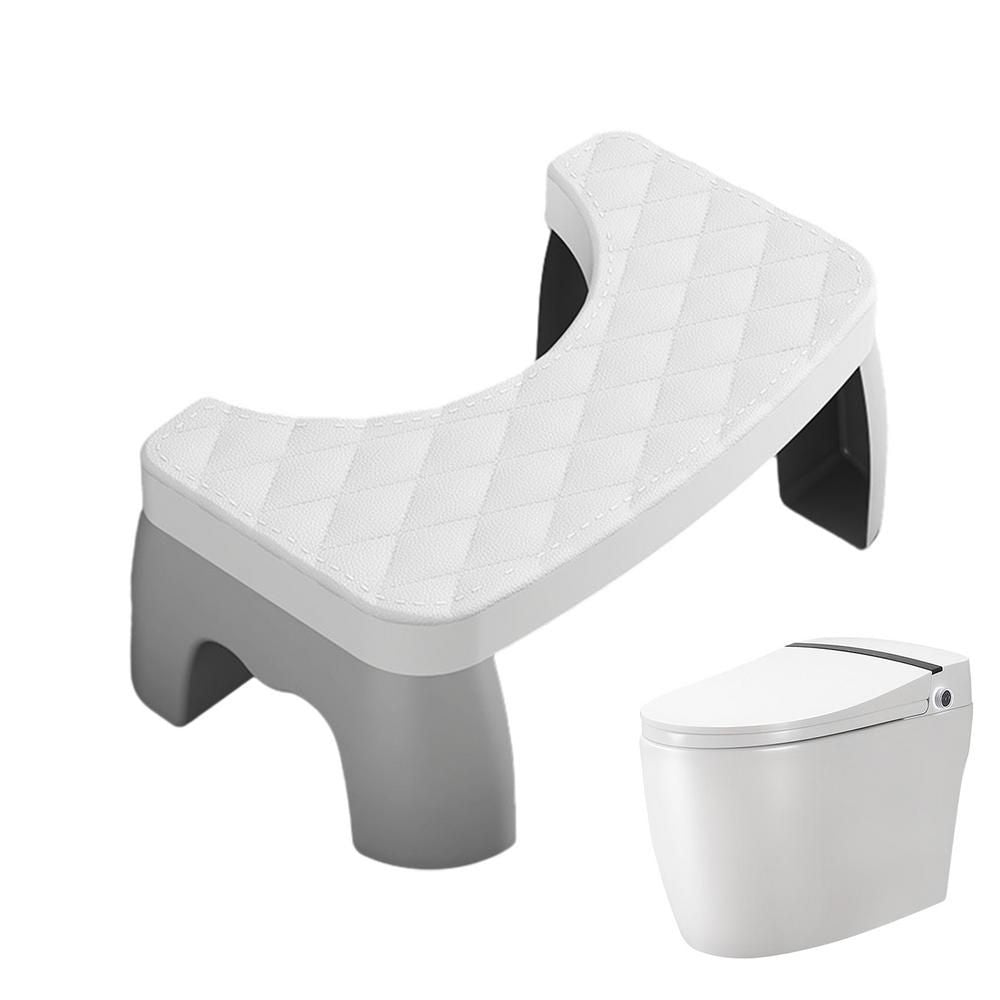 Tabouret de toilette compact antiderapant