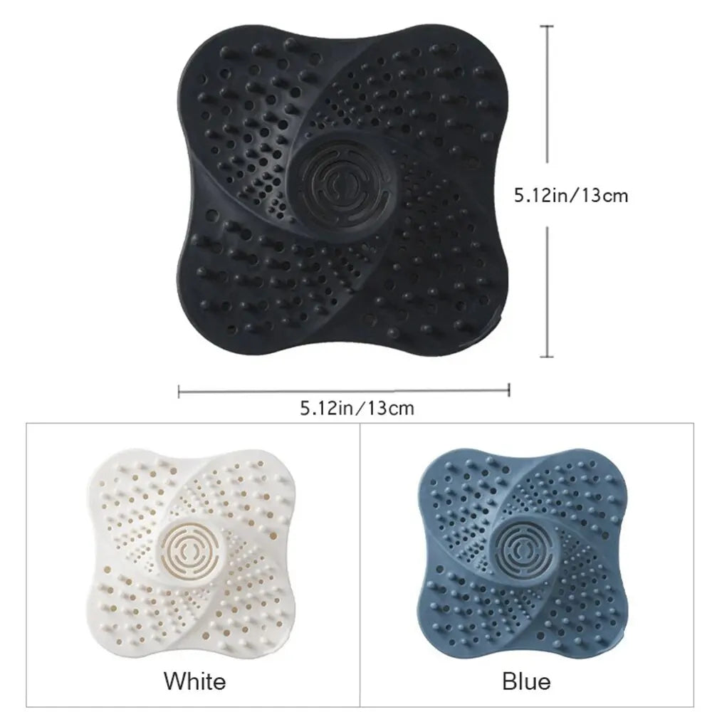 Filtre anti-bouchon spirale pour douche