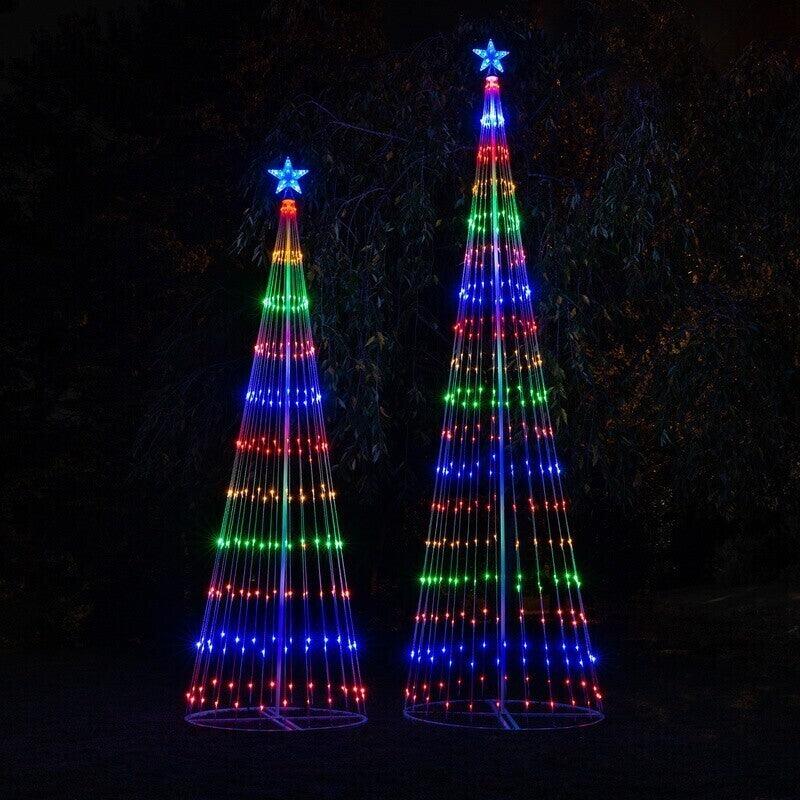 Décoration de Noël LED Animée Multicolore