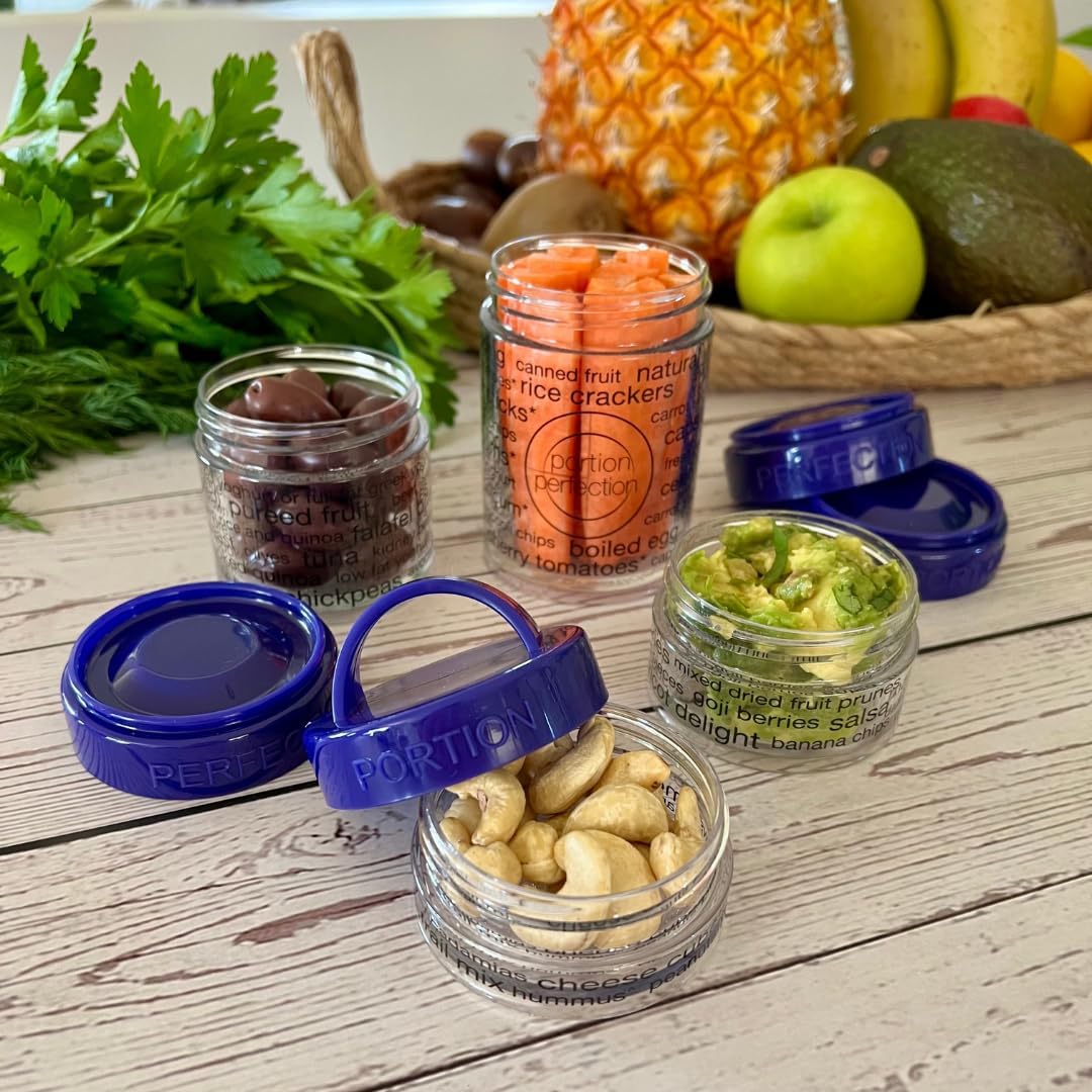 PortionMaster - Boîtes à Portions Empilables (Lot de 4)