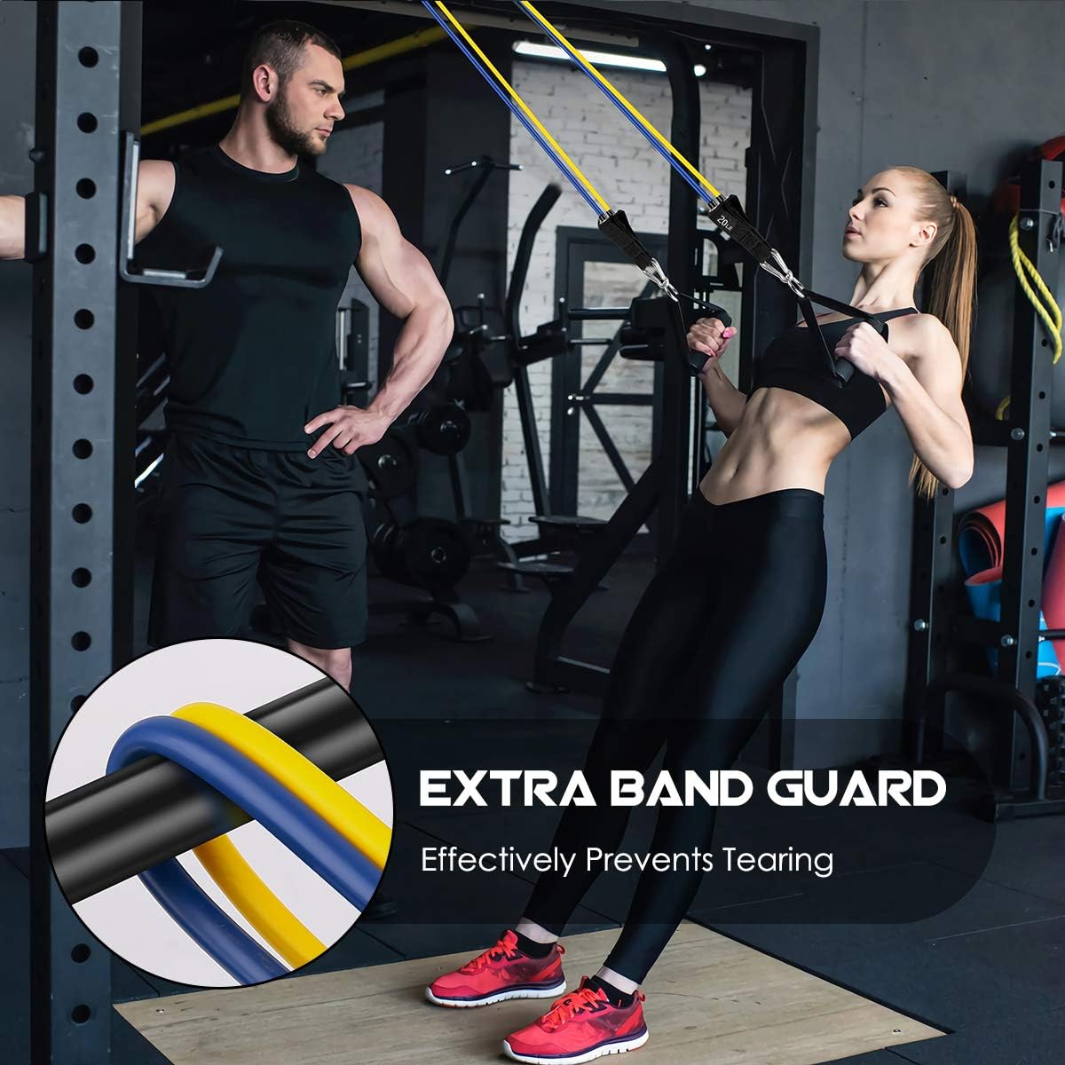 PowerGrip – Bandes Résistance avec Poignées