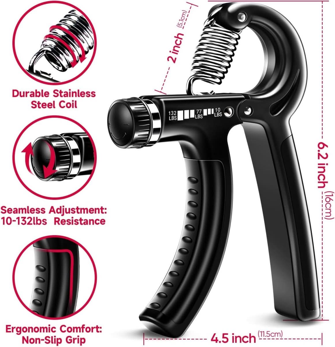 Ekoflow Amplificateur de Poignée Réglable Force