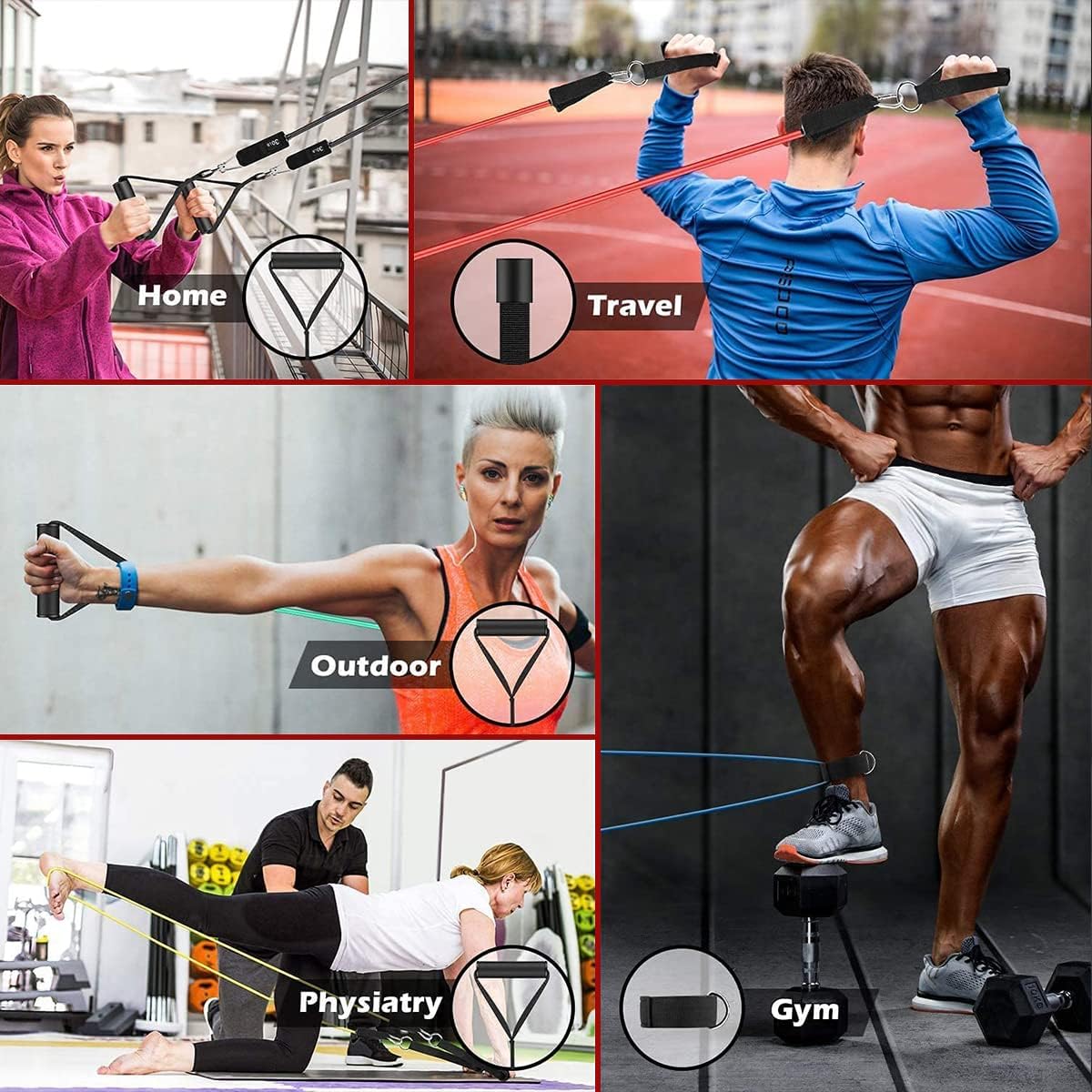 PowerGrip – Bandes Résistance avec Poignées