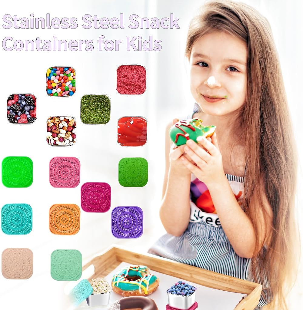 SnackBox Pro - Boîtes à Goûter en Acier Inoxydable