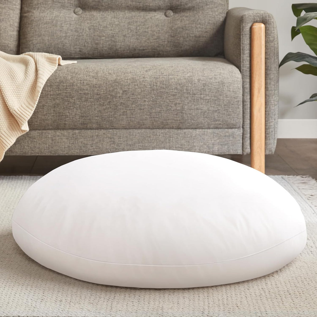 ZenCircle - Coussin Rond en Mousse à Mémoire
