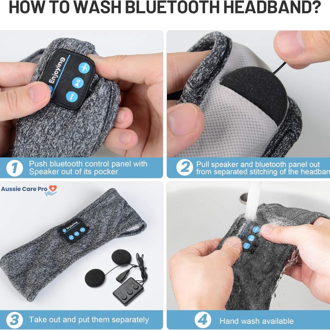 Masque de Sommeil avec Écouteurs Bluetooth