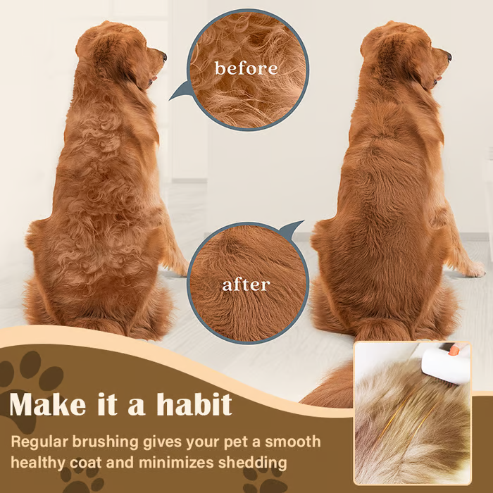 2-in-1 Grooming Comb for Dogs and Cats
