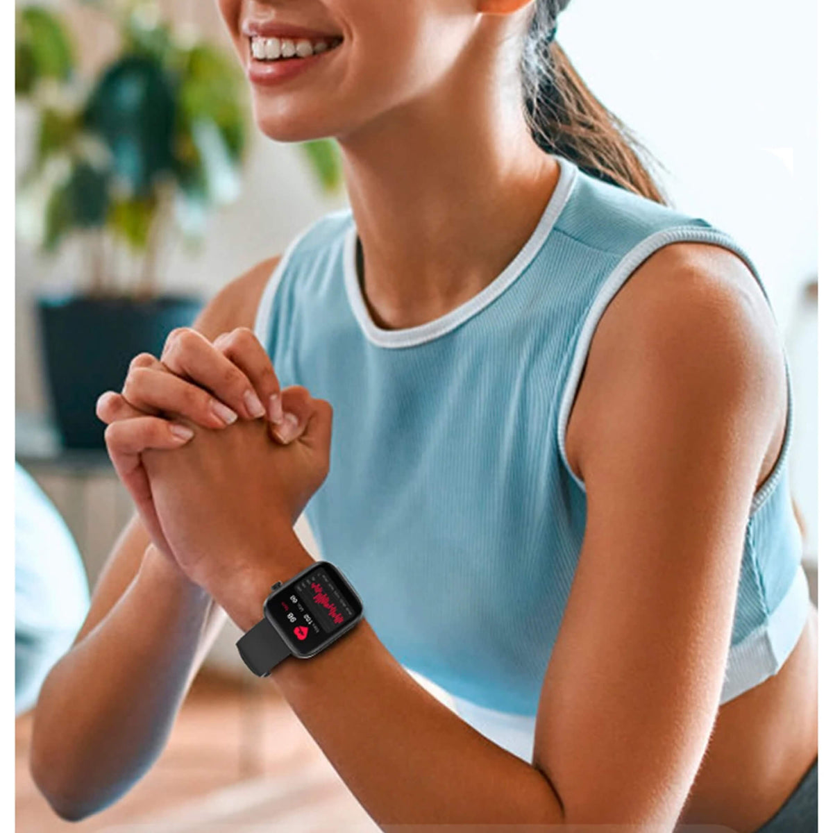 Montre connectée 1,9 pouce avec appels Bluetooth, 140 modes