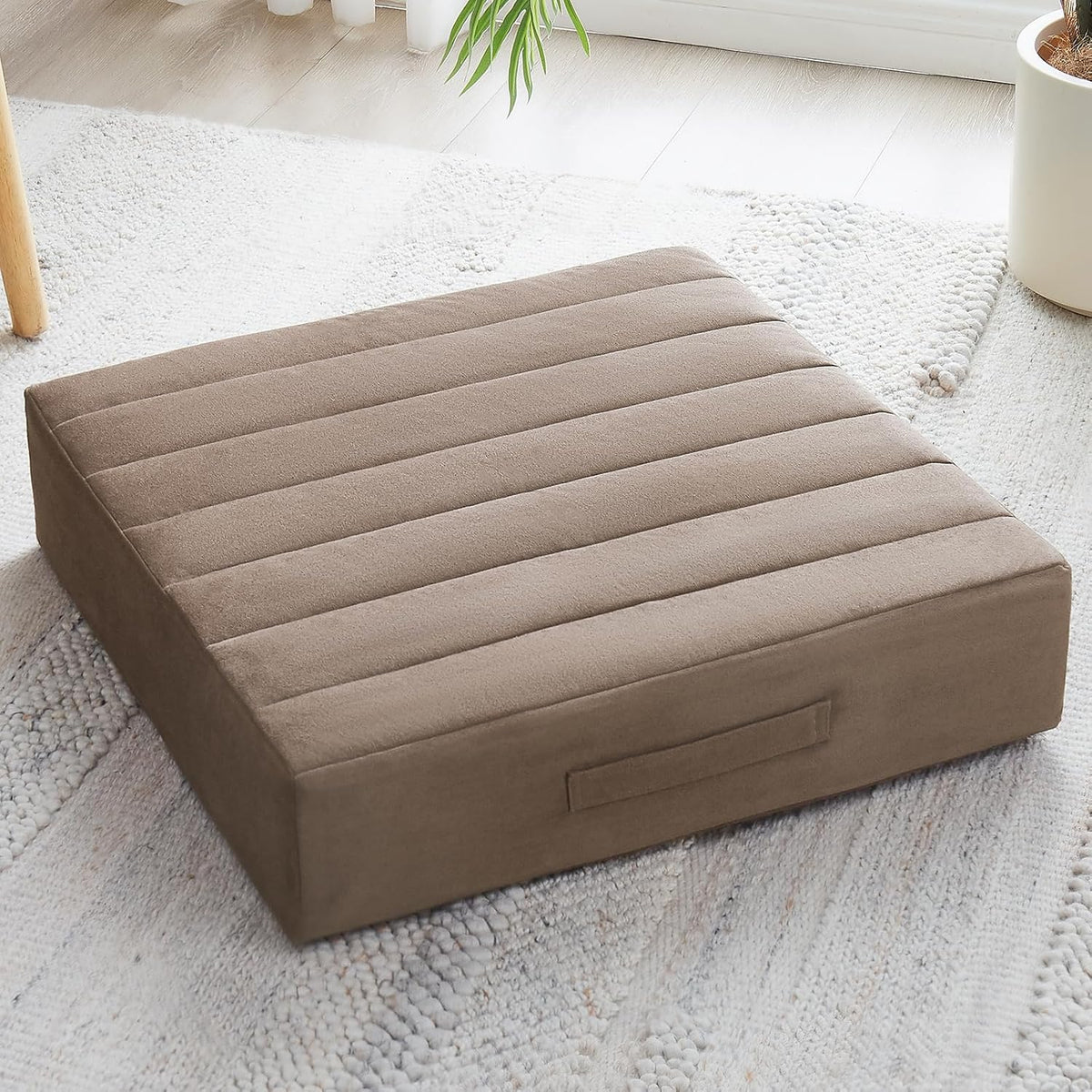 ZenCushion - Coussin de Sol à Housse Plissée