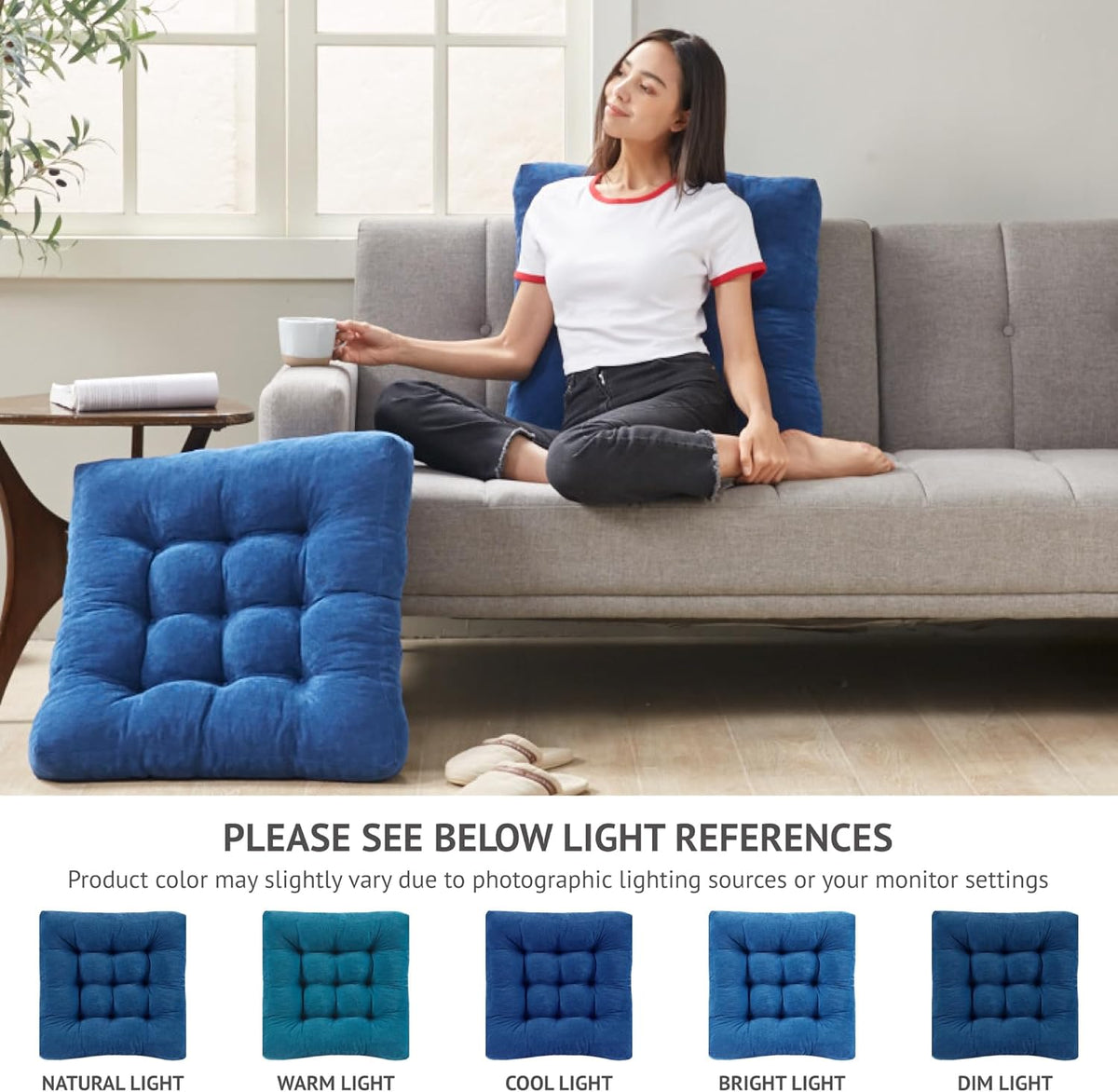 ZenCushion - Lot de 2 Coussins de Méditation