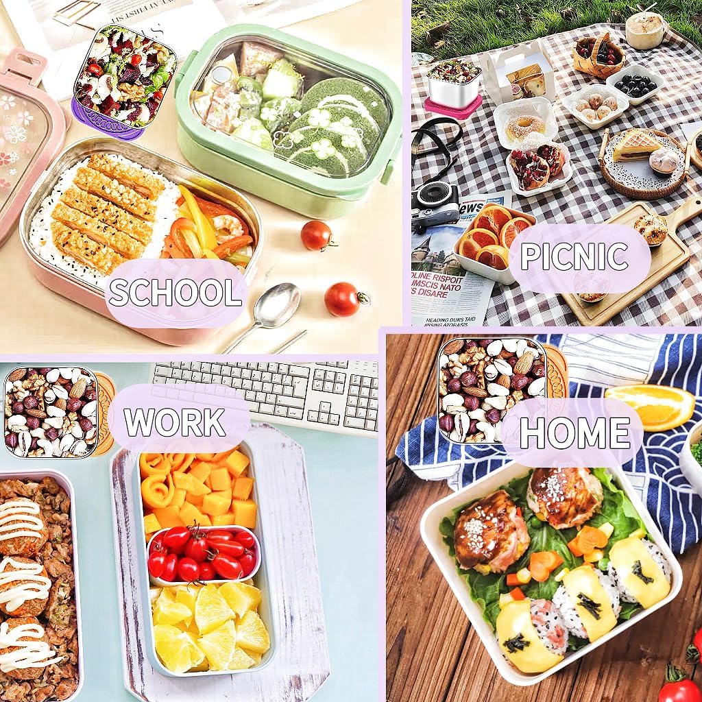 SnackBox Pro - Boîtes à Goûter en Acier Inoxydable