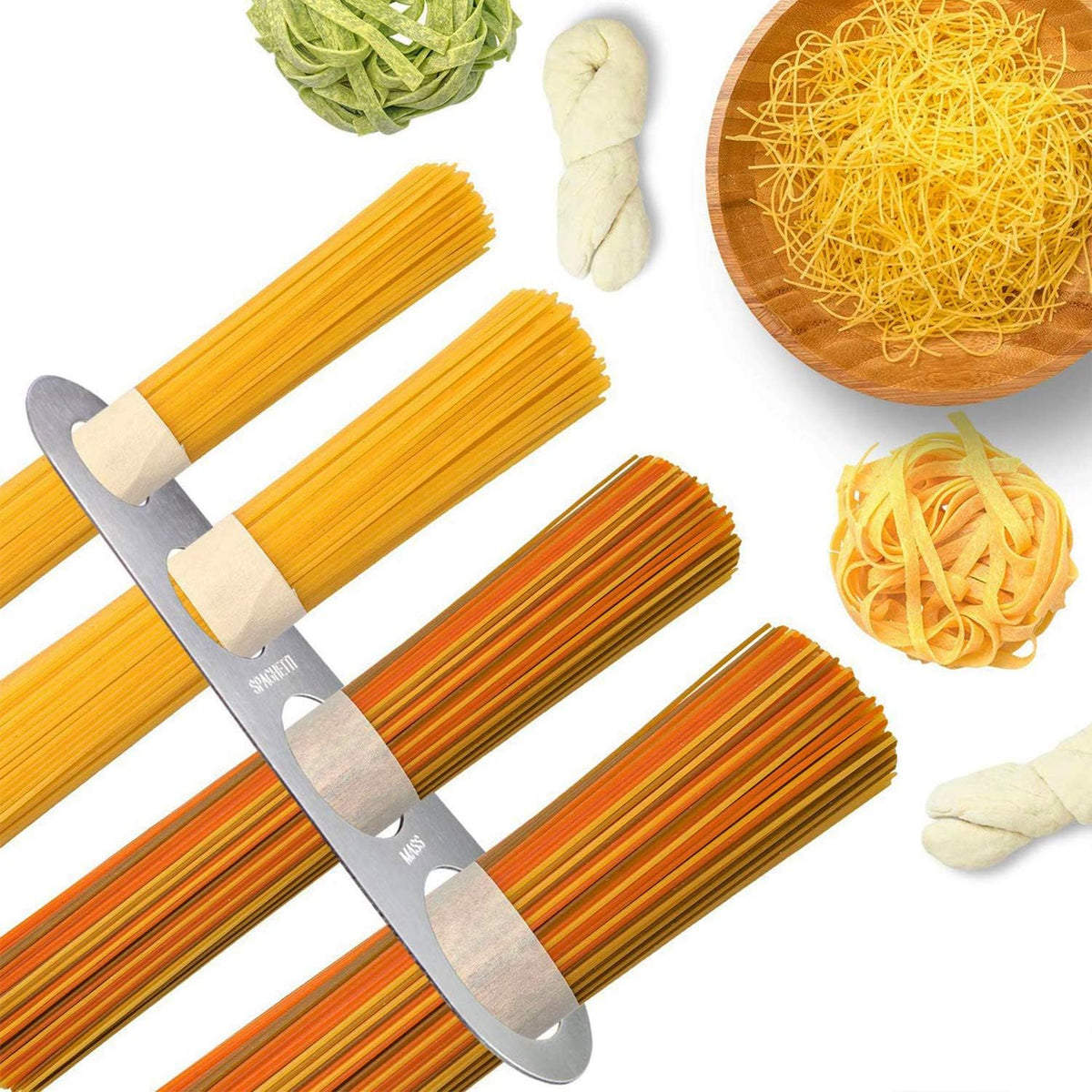 PastaPerfect - Mesure à Spaghetti en Acier Inoxydable
