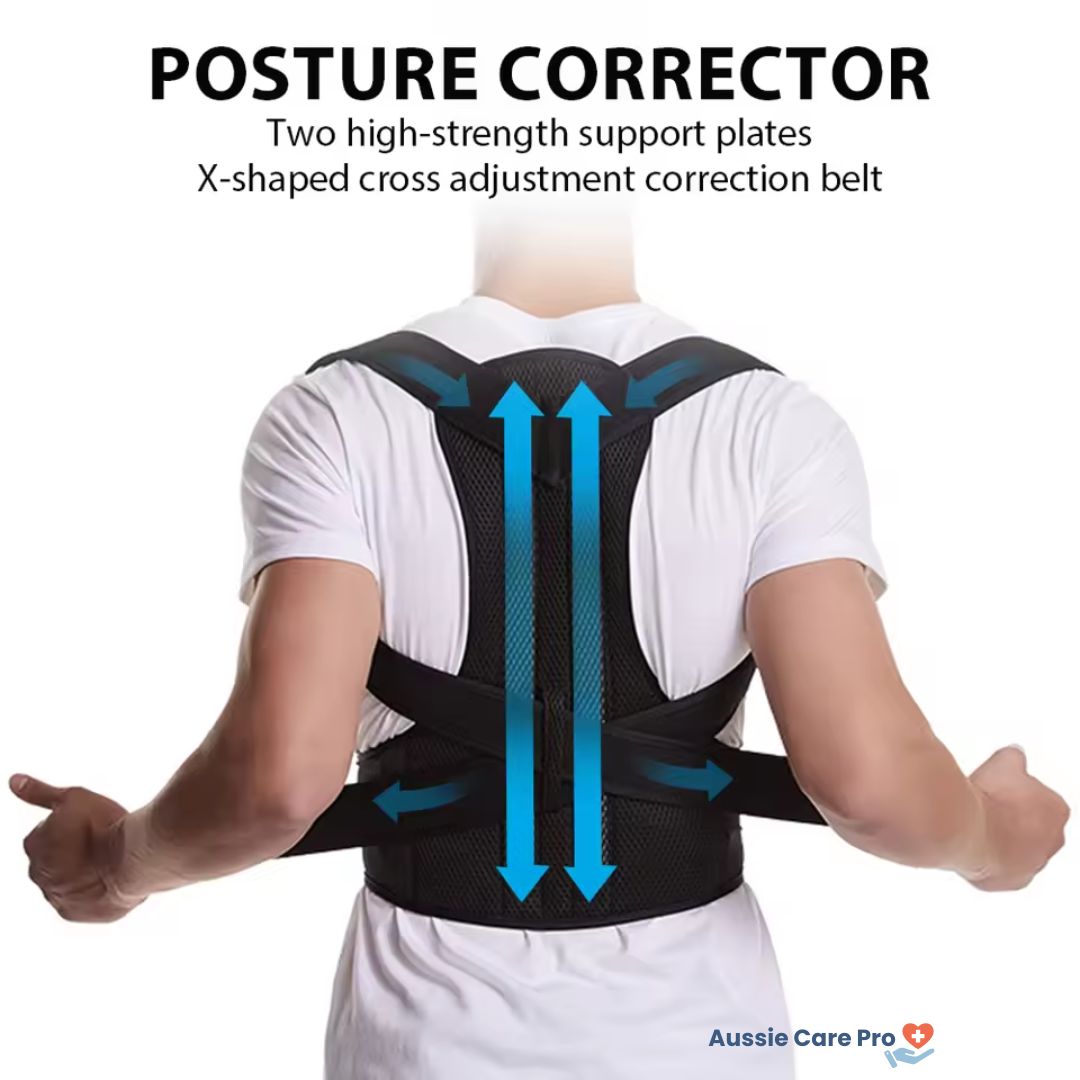 Correcteur de Posture Réglable, Tailles S à 4XL