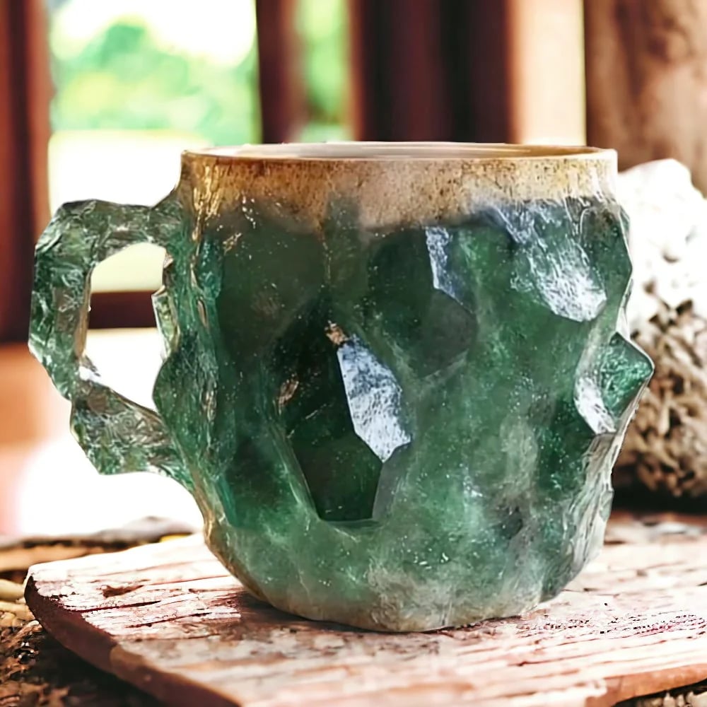 CrystalBrew - Mug à Café en Cristal Minéral