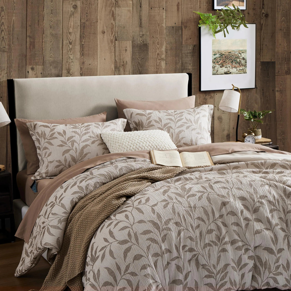 Floral Duvet Cover Set, 4 Pieces