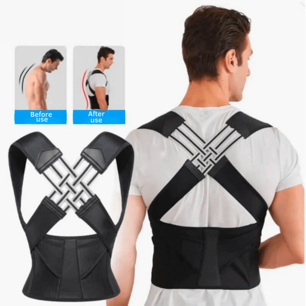 Glovepro Correcteur de Posture Ergonomique Dos Épaules