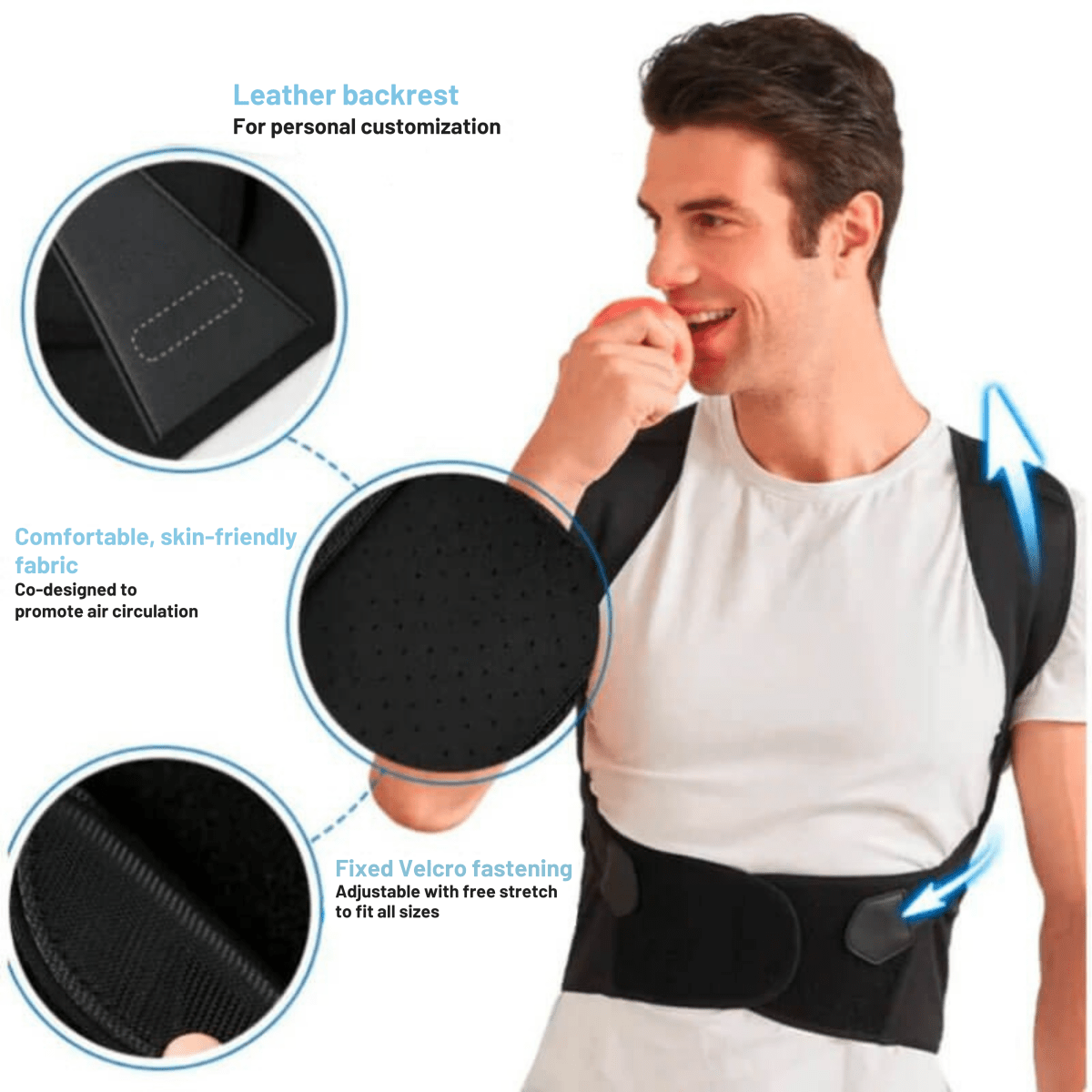 Glovepro Correcteur de Posture Ergonomique Dos Épaules