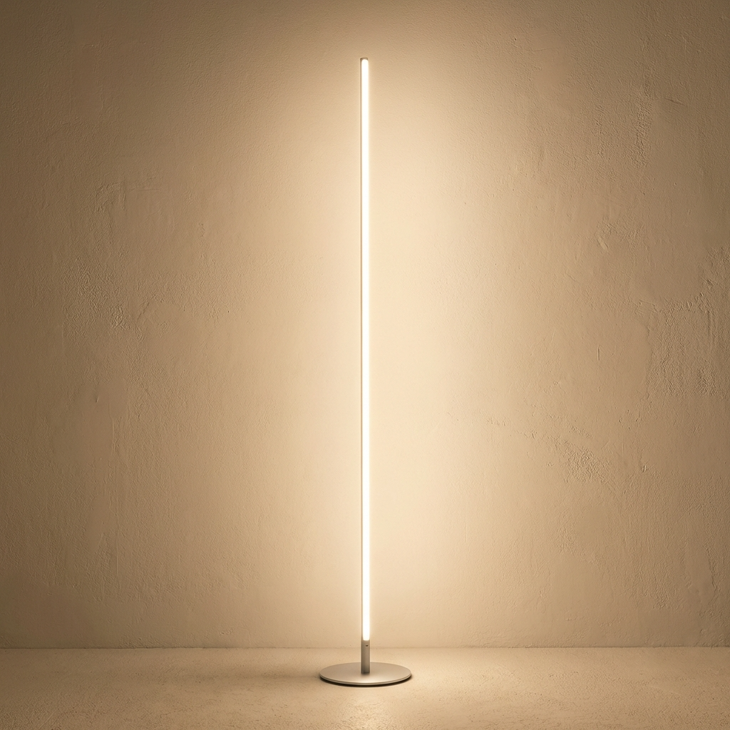 Aluminium Minimalist Standing Light — Warm White LED 3