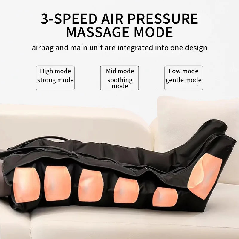Appareil Massage Pieds Circulation Pneumatique de Luxe | Détente Personnalisée et Confort Optimal à Domicile 3