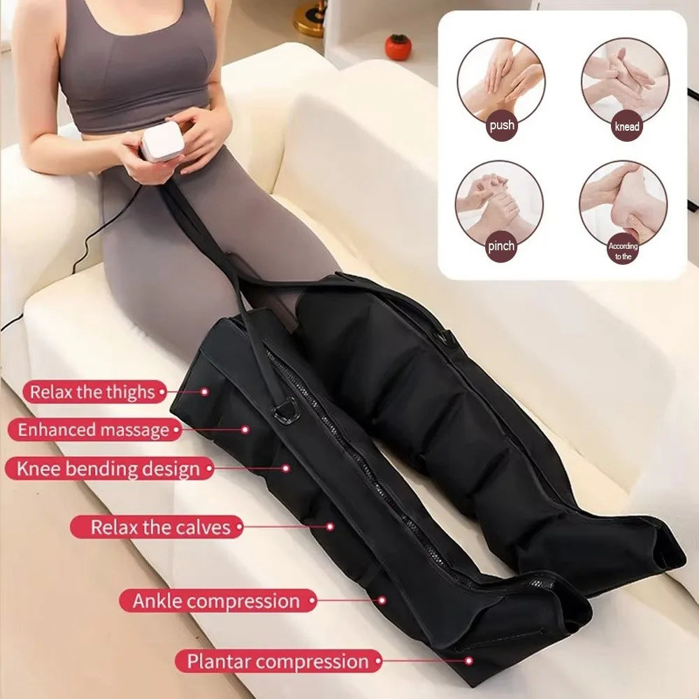 Appareil Massage Pieds Circulation Pneumatique de Luxe | Détente Personnalisée et Confort Optimal à Domicile 6