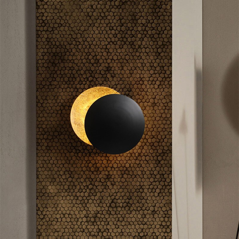 Applique Murale Design Éclipse Élégante 3