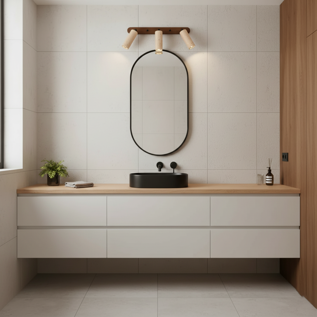 Applique Murale Design Élégante en Travertin 3