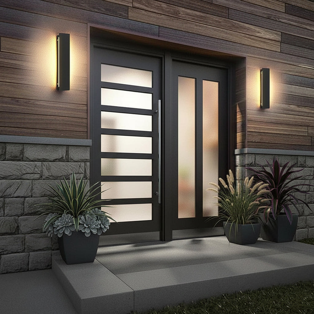 Applique Murale Extérieur en Aluminium Luminor | Design Contemporain Résistant aux Intempéries pour Éclairer Votre Espace 1
