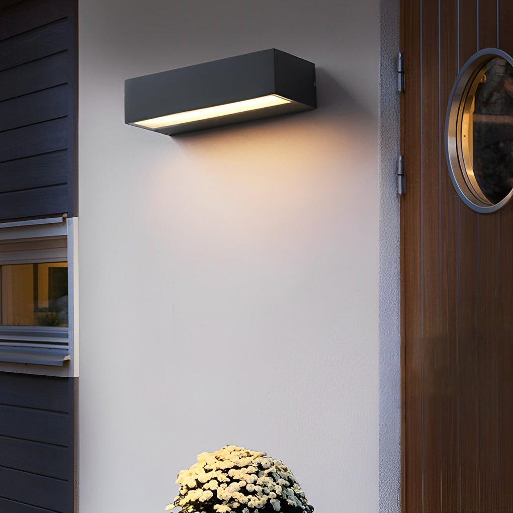 Applique Murale Extérieur en Aluminium | Design Minimaliste et Élégant pour Éclairer Votre Façade 3