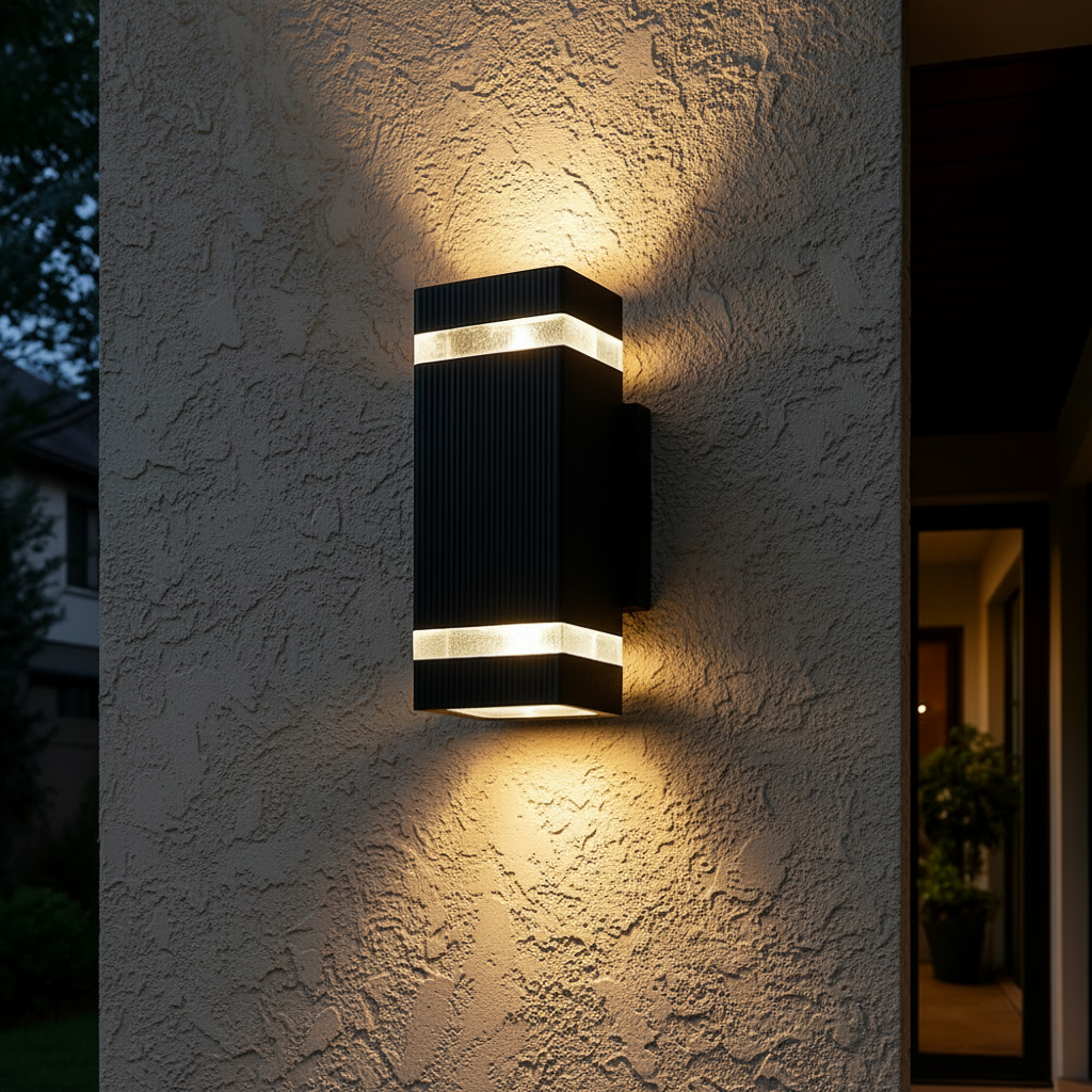 Applique Murale Extérieure en Aluminium IP65 | Design Cylindrique Élégant pour Éclairage Durable et Moderne 0