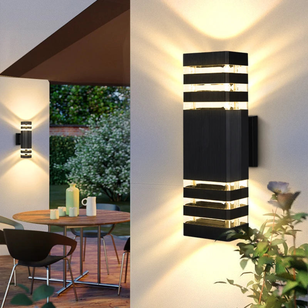 Applique Murale Extérieure en Aluminium IP65 | Design Cylindrique Élégant pour Éclairage Durable et Moderne 1