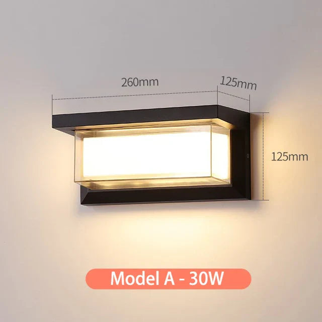 Applique Murale Extérieure en Aluminium | Design Élégant et Résistant aux Intempéries pour une Ambiance Accueillante 0