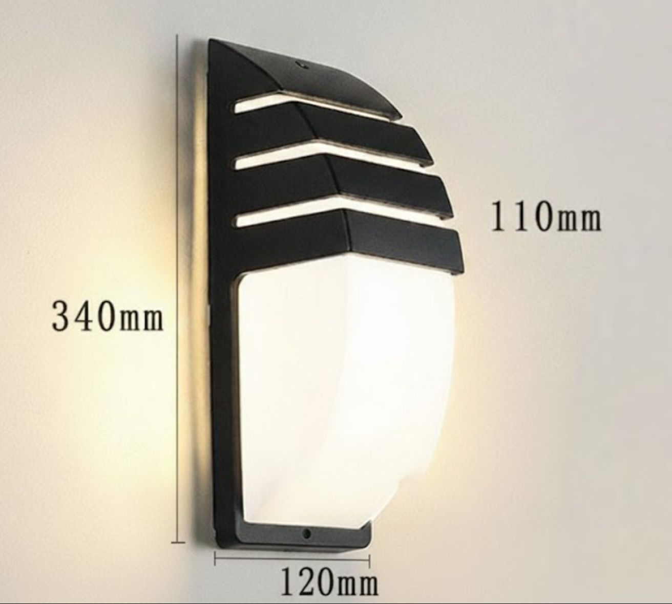 Applique Murale LED Minimaliste avec Détecteur de Mouvement | Éclairage Automatique Élégant pour Espaces Extérieurs 8
