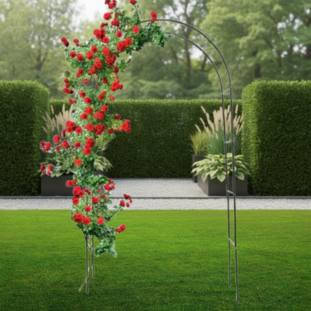Arche de Jardin Élégante en Fer pour Plantes Grimpantes | Décoration Romantique et Multifonctionnelle 1