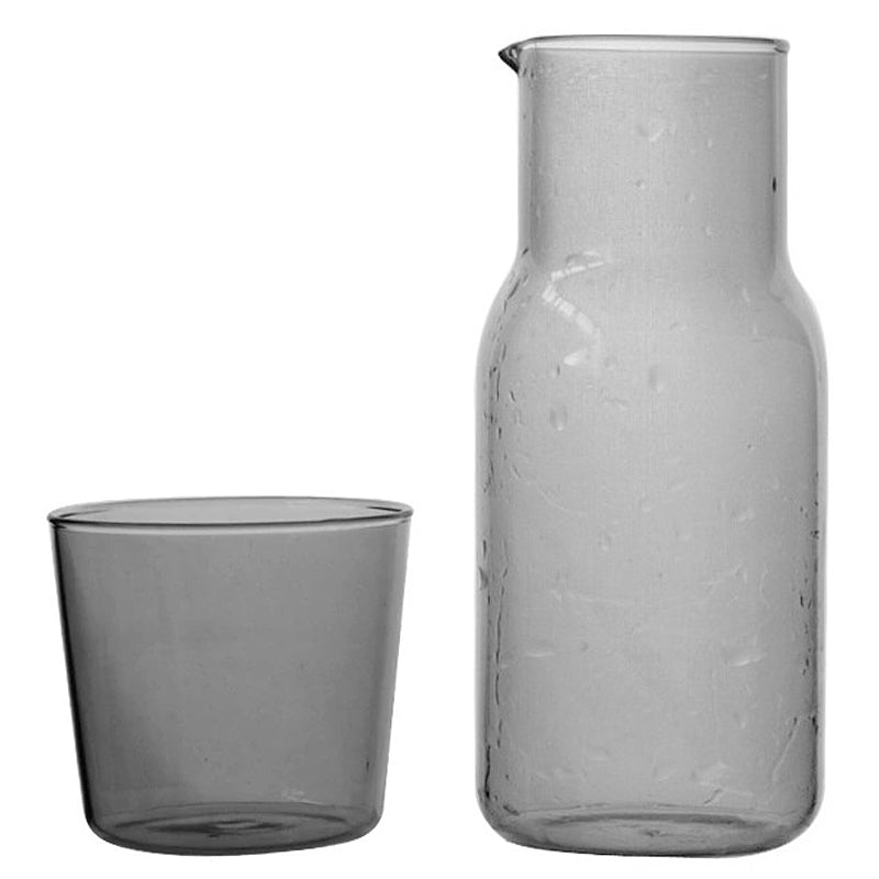Carafe de nuit 500 ml avec verre, verre borosilicate